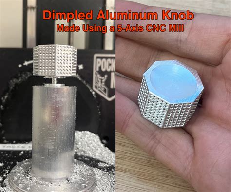 fusion 360 5 axis milled knob